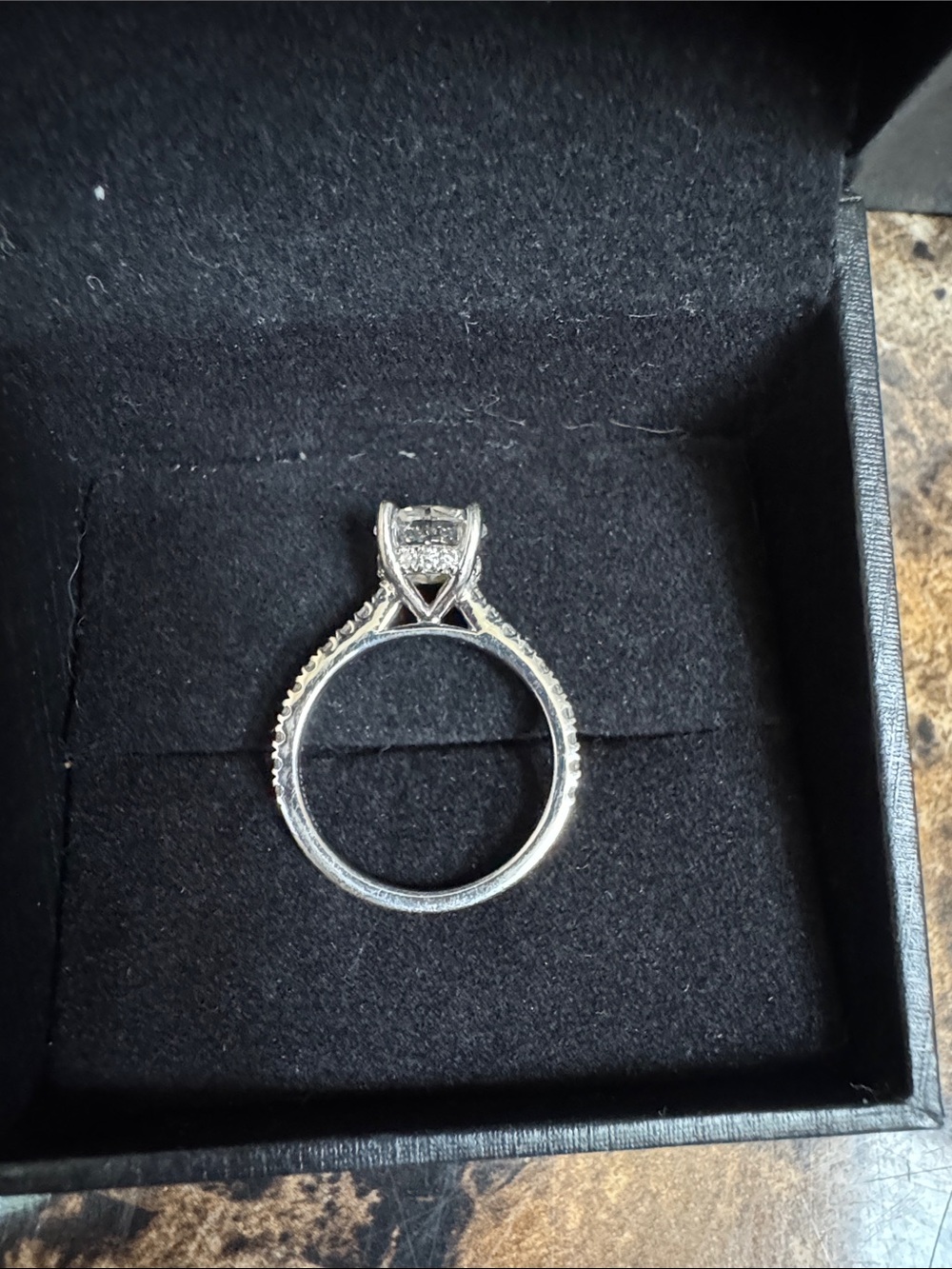 Now+Forever Lab-Grown Diamond Round-Cut Engagement Ring 2.5 ct tw 14K White Gold - Picture 4 of 5